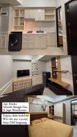 Sewa apart mewah murah full furnished klaska surabaya