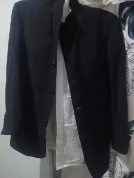 DiJual 1 set jas complete celana, jas, kemeja putih