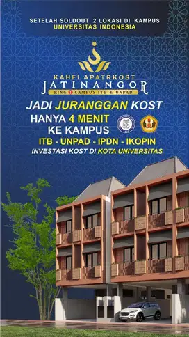 Rumah Kost Premium Full Furnished Dkawasan Kampus Ternama Jatinangor