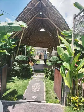 Jual tanah bedugul bonus villa bambu 2kamar idur