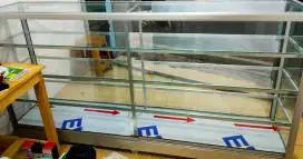 Kaca etalase 2M x 1M
