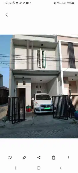 Dijual Rumah Hook 2 Lantai Di Medayu Utara, Rungkut Dekat Pandugo MERR