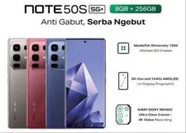 INFINIX NOTE 50S 5G (8/256) NEW GARANSI RESMI NASIONAL