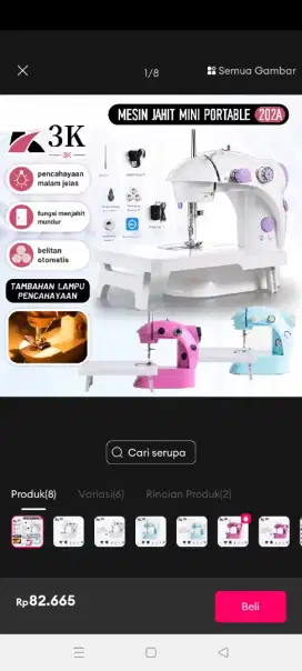 Mesin jahit mini