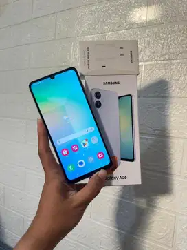 Samsung A06 ram 6/128 GB Fullset Baru Buka Box. Free adaptor