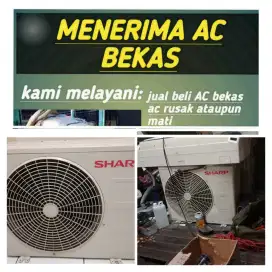 Terima ac bekas rusak