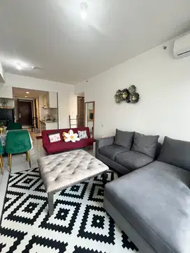 Dijual Cepat Full Furnish Apartemen 3 Bedroom Skyhouse BSD Tangerang