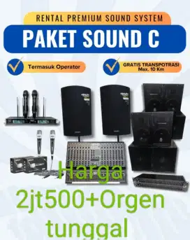 Rental/sewa sound system