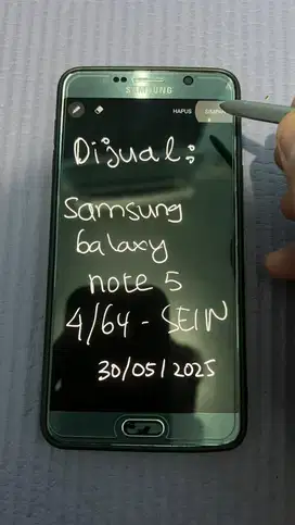 Samsung Galaxy Note 5 RAM 4GB Internal 64GB Ex Resmi SEIN Rare Item