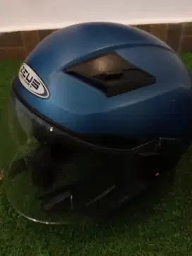Zeus zs 611 blue doff helmet half face