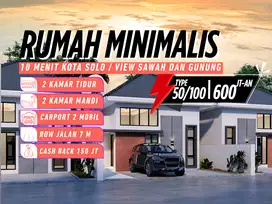 Free Bea Balik Nama, Rumah View Gunung 600 Jutaan Dekat UIN Solo