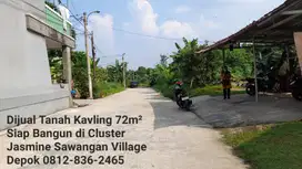 Dijual Tanah Kavling Siap Bangun Masuk Mobil diSawangan Village Depok