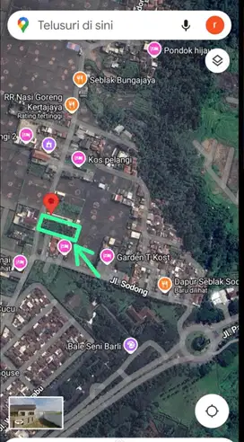 Tanah Siap Bangun cocok untuk kos kosan belakang KBP