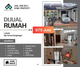 Rumah di jual Cepat Strategis Abis di Cluster my home Panghegar