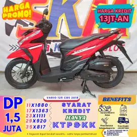 ( vario 125 tahun 2018 dp:1, 5 km low Guys cash credit