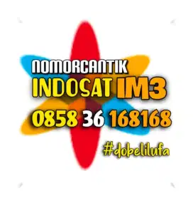 (bisa COD) Nomor Cantik Kartu INDOSAT IM3 DOBEL ILUFA 168 168