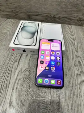 Iphone 15 Plus 128gb Black IBOX Garansi On Maret 2026 Mulus Fullset Or