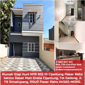 Rumah KPR BSI Siap Huni Dekat Mall Cijantung Jl Tb Simatupang Terminal