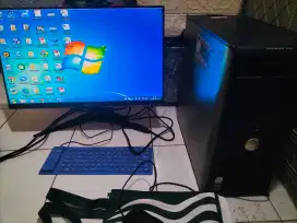 Komputer Dell dan monitor Jual Cepat