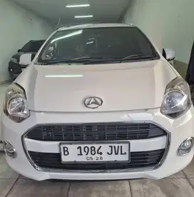 toyota ayla x mt 2017 bln 5 putih.