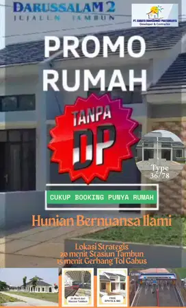 Rumah Cantik Tanpa DP