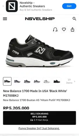 new balance 1700 black leather usa