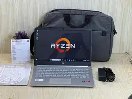 HP 14s Ryzen 5-5500U RAM 16 SSD 512 FHD IPS Garansi 1 Tahun 3 Bulan