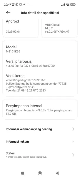 Redmi note 10 pro 6/64