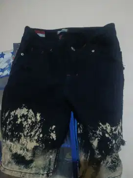 JEANS PENDEK, REGULAR FIT (UKURAN 38) DENIMITUP HAMJEANSKU