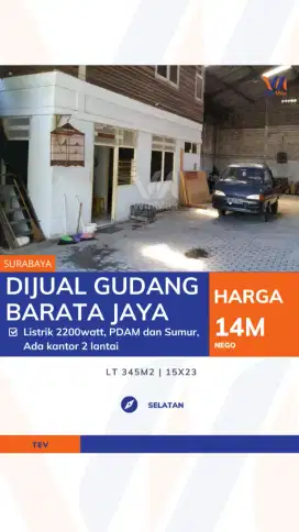 Gudang Barata Jaya Surabaya Pusat – Cocok Kantor & Distribusi