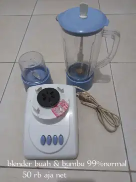 Blender 2 fungsi gelas nya kaca beling berat