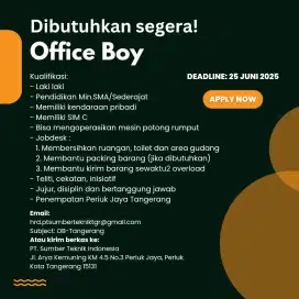 Office Boy - Tangerang
