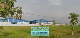 Tanah area Industri LD 133 mtr, dekat Exit Tol CARUBAN, Ciamik