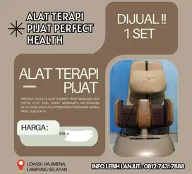 Di Jual Alat therapy pijat Perfect Health berikut 1 set Kursi Pijat