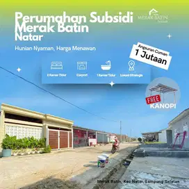 Perumahan subsidi Natar Lampung selatan luas 36/78