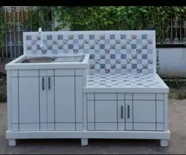 meja kompor wastafel 4 pintu