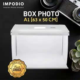 IMPODIO Mini Studio Box Photo Paket dengan Background motif Ukuran A1