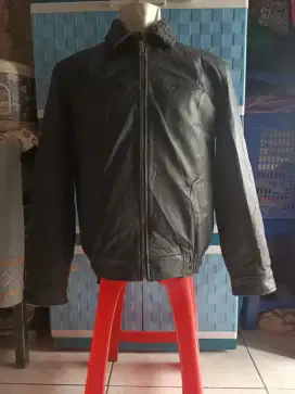 Jaket kulit domba asli