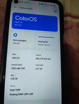 OPPO A55 Ram 4/64