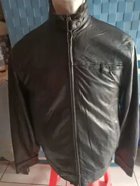 Jaket kulit domba asli