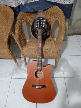 Gitar Akustik Elektrik Cowboy GWC 235 NS jumbo Cutway