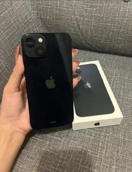iPhone 13 128gb Midnight Garansi Resmi iBox Fullset Nominus