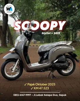 Kredit DP 500 RIBU Honda Scoopy Stylist Tahun 2019