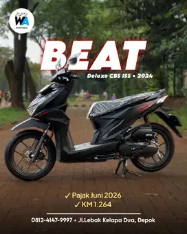 Cash/Kredit Honda Beat Deluxe Cbs Iss Tahun 2024