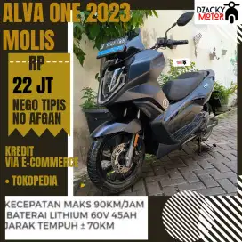 ALVA ONE 2023 MOTOR LISTRIK SECOND LIKE YA