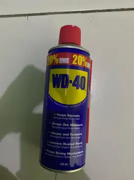 WD-40 buat perontok kotoran rantai motor