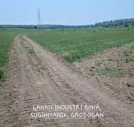 DIJUAL TANAH INDUSTRI DI GROBOGAN