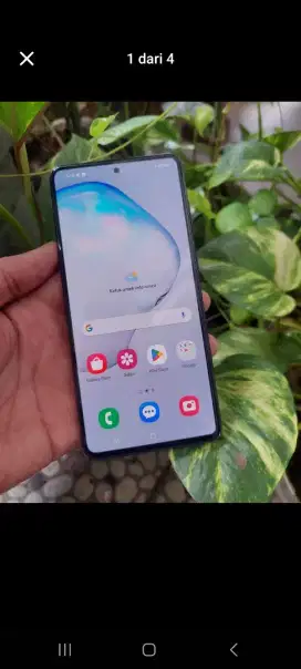 Samsung Note 10 Lite Ram 8/128 NFC finger On mulus