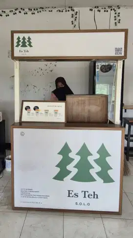 Booth esteh solo full set siap jualan