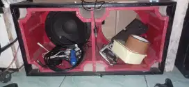 Spiker woofer merk altex + box ukuran 8 inch